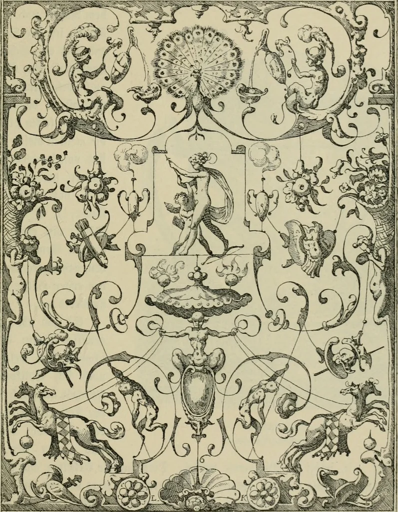 An illustration from Geschichte des deutschen kunstgewerbes, 1888, leaf 250
