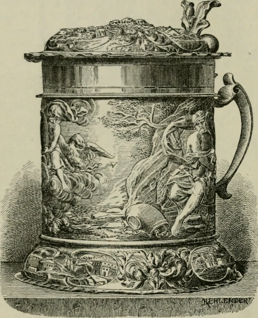 An illustration from Geschichte des deutschen kunstgewerbes, 1888, leaf 251
