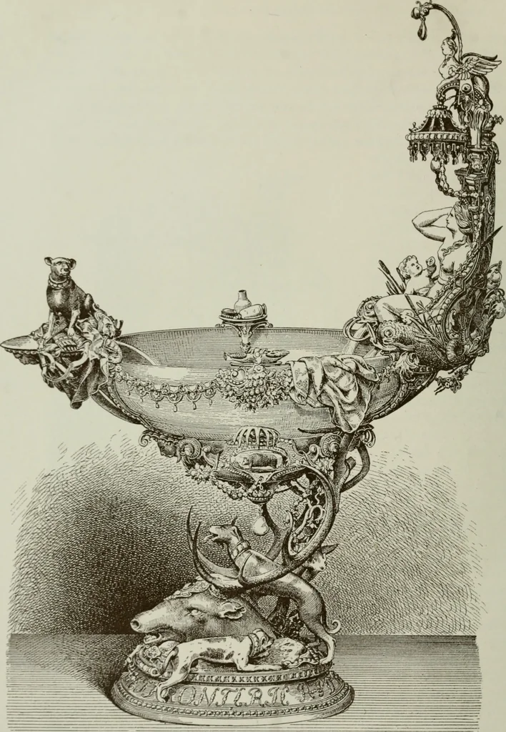 An illustration from Geschichte des deutschen kunstgewerbes, 1888, leaf 253