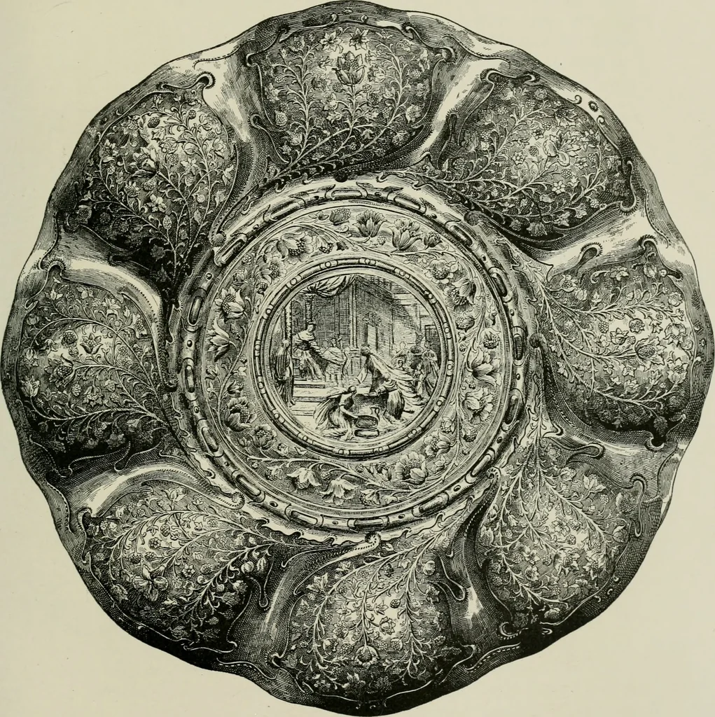 An illustration from Geschichte des deutschen kunstgewerbes, 1888, leaf 254