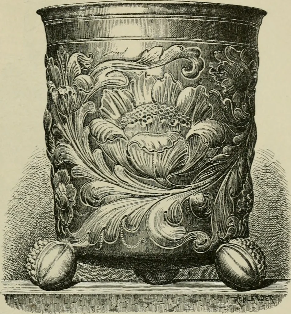 An illustration from Geschichte des deutschen kunstgewerbes, 1888, leaf 256