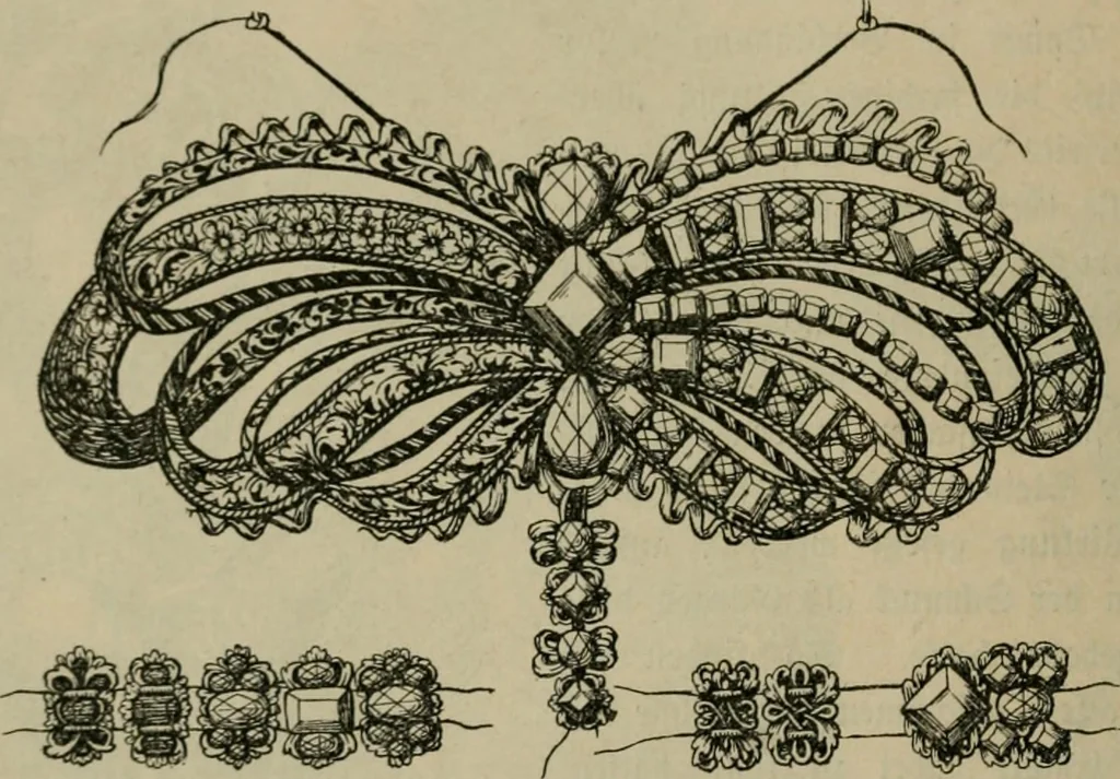 An illustration from Geschichte des deutschen kunstgewerbes, 1888, leaf 259