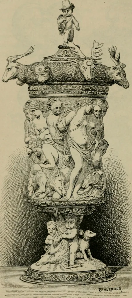 An illustration from Geschichte des deutschen kunstgewerbes, 1888, leaf 261