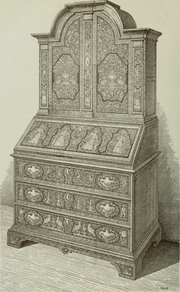 An illustration from Geschichte des deutschen kunstgewerbes, 1888, leaf 267