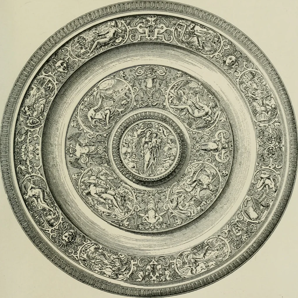 An illustration from Geschichte des deutschen kunstgewerbes, 1888, leaf 268