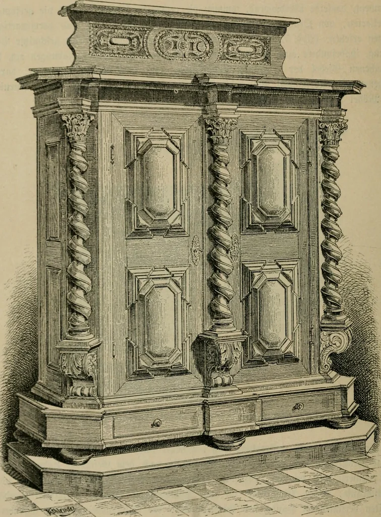 An illustration from Geschichte des deutschen kunstgewerbes, 1888, leaf 271