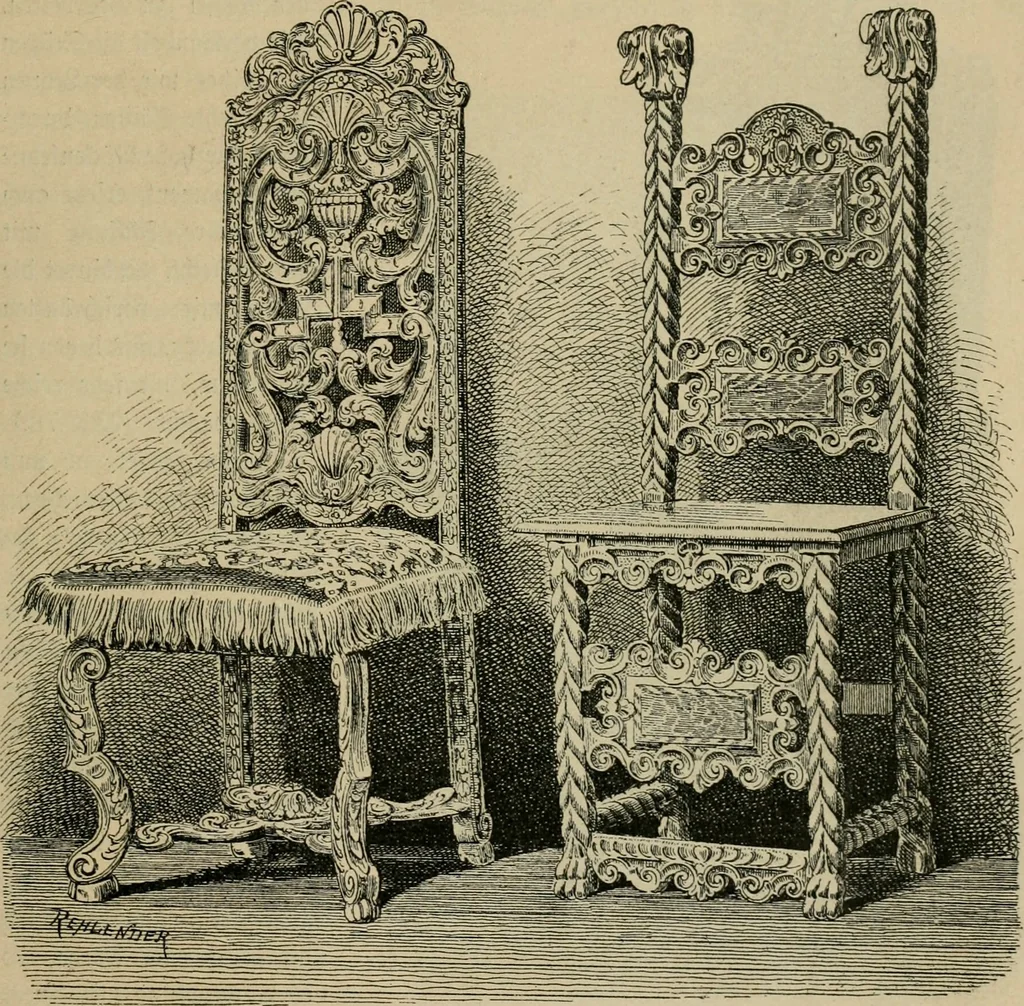 An illustration from Geschichte des deutschen kunstgewerbes, 1888, leaf 272