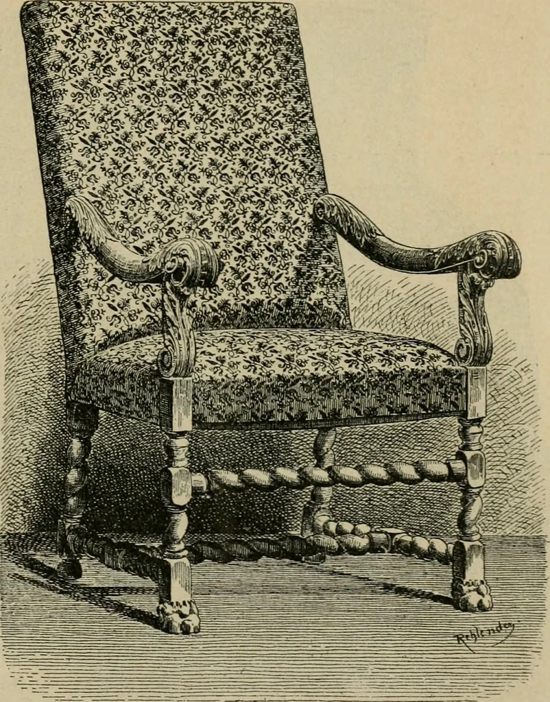 An illustration from Geschichte des deutschen kunstgewerbes, 1888, leaf 274