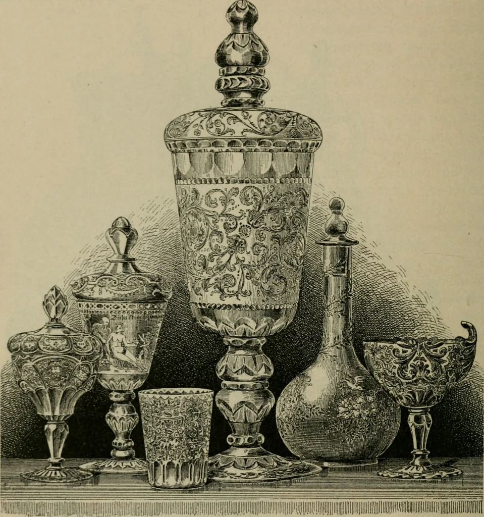 An illustration from Geschichte des deutschen kunstgewerbes, 1888, leaf 277