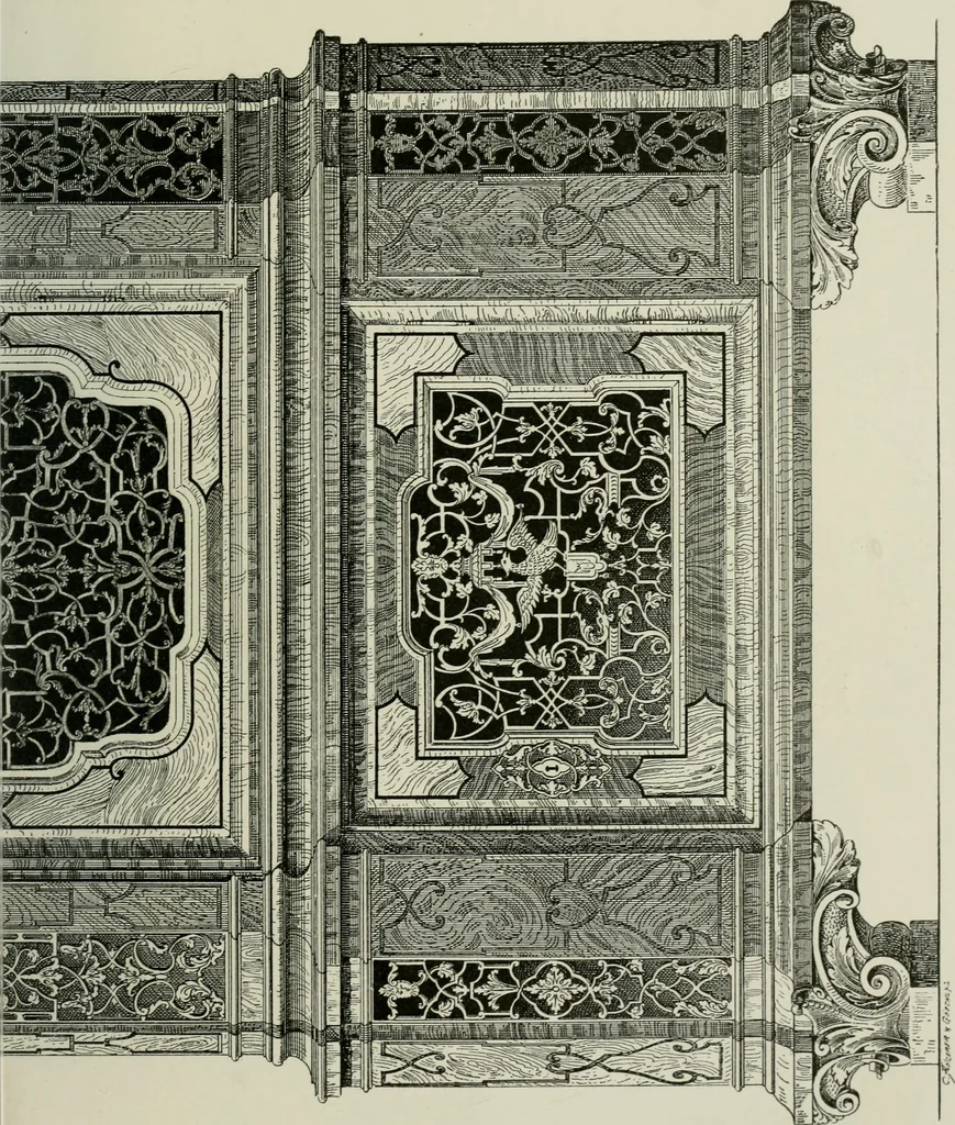An illustration from Geschichte des deutschen kunstgewerbes, 1888, leaf 286