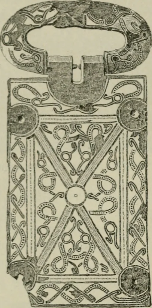 An illustration from Geschichte des deutschen kunstgewerbes, 1888, leaf 31