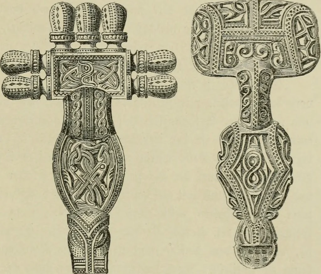 An illustration from Geschichte des deutschen kunstgewerbes, 1888, leaf 32