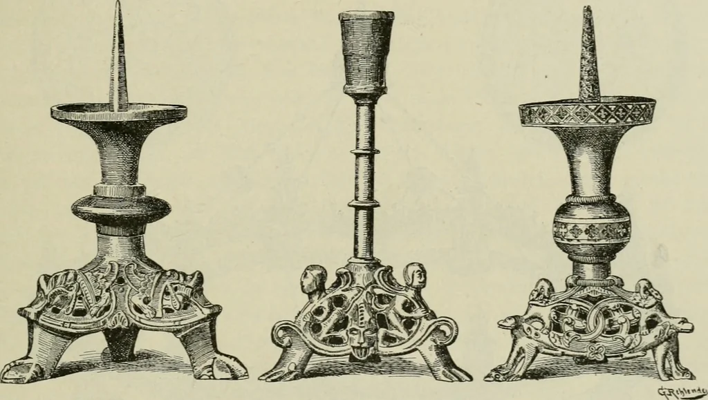 An illustration from Geschichte des deutschen kunstgewerbes, 1888, leaf 74