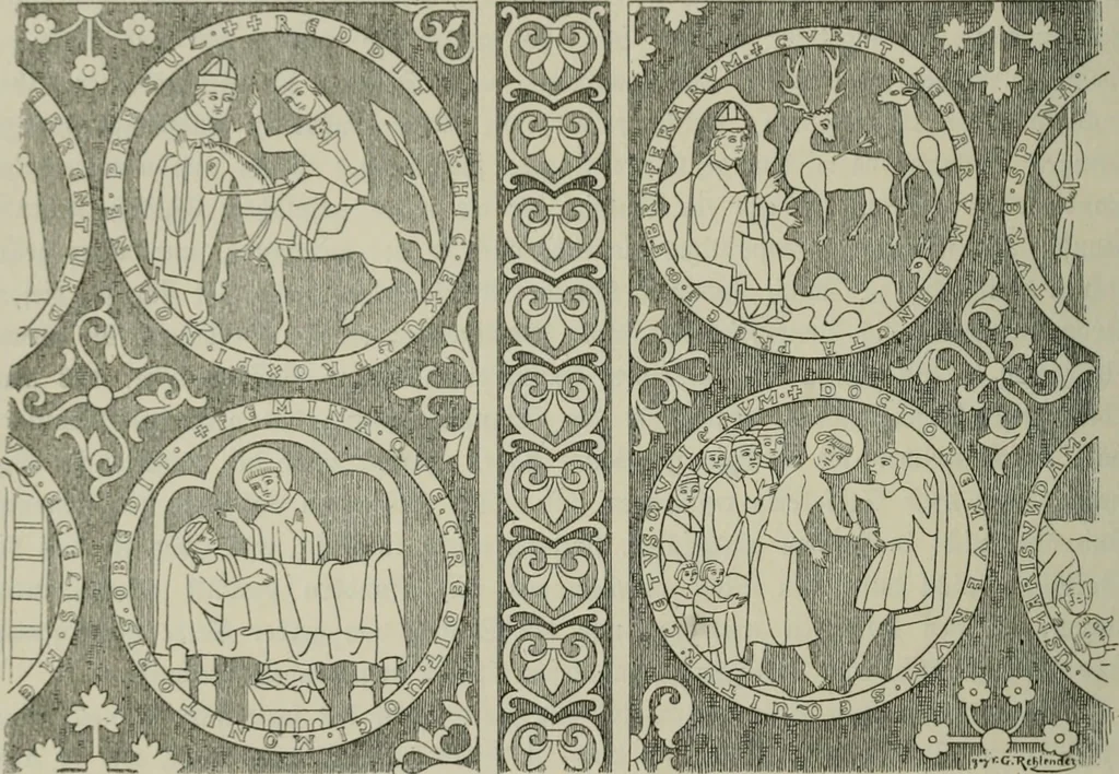 An illustration from Geschichte des deutschen kunstgewerbes, 1888, leaf 93