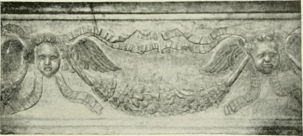 An illustration from Geschichte des florentinischen Grabmals von den ältesten Zeiten bis Michelangelo, 1904, leaf 112
