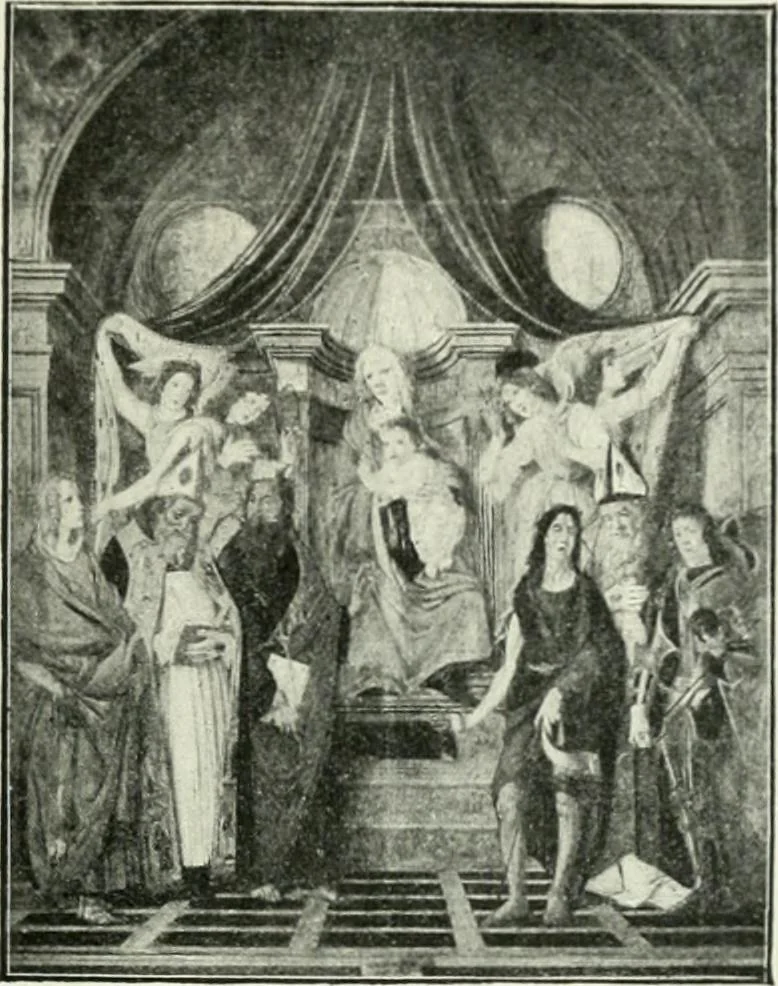 An illustration from Geschichte des florentinischen Grabmals von den ältesten Zeiten bis Michelangelo, 1904, leaf 122