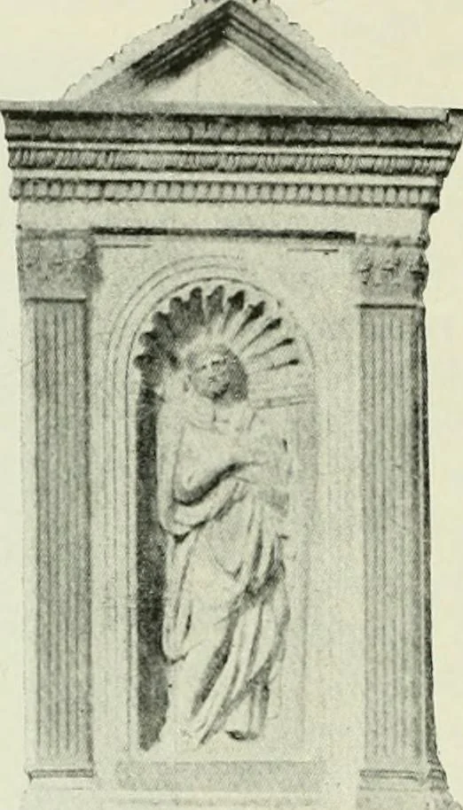 An illustration from Geschichte des florentinischen Grabmals von den ältesten Zeiten bis Michelangelo, 1904, leaf 123