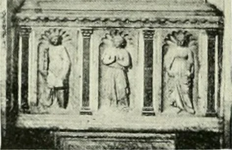 An illustration from Geschichte des florentinischen Grabmals von den ältesten Zeiten bis Michelangelo, 1904, leaf 127