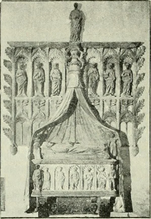 An illustration from Geschichte des florentinischen Grabmals von den ältesten Zeiten bis Michelangelo, 1904, leaf 133
