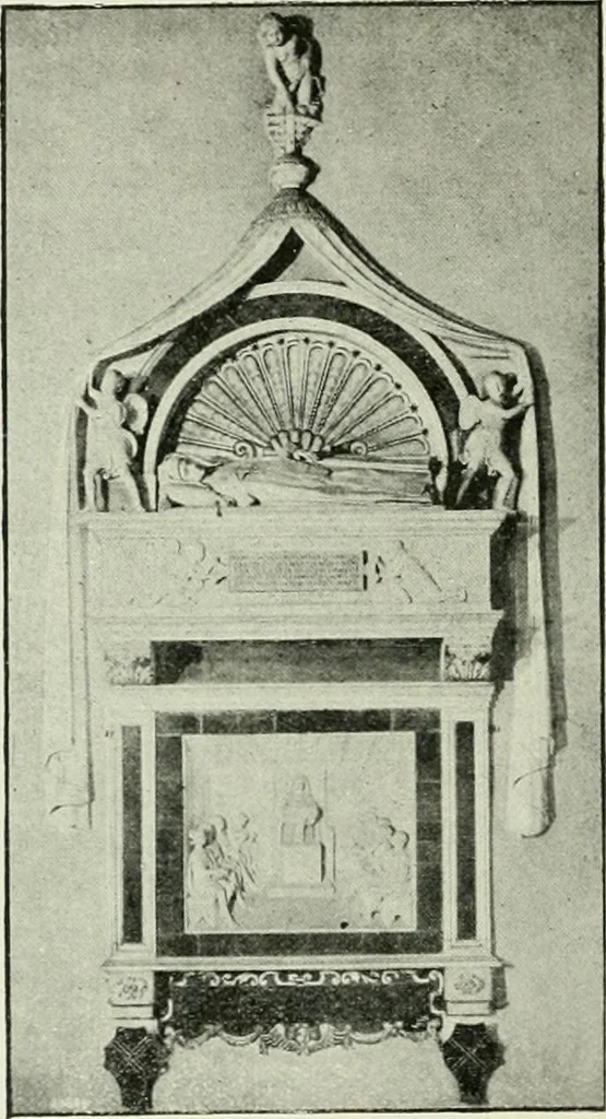 An illustration from Geschichte des florentinischen Grabmals von den ältesten Zeiten bis Michelangelo, 1904, leaf 135