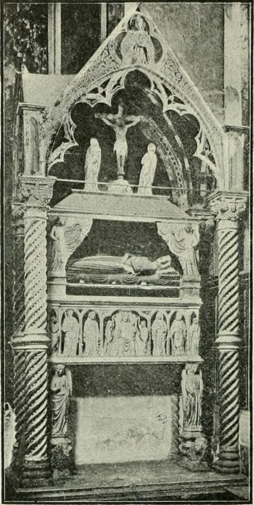 An illustration from Geschichte des florentinischen Grabmals von den ältesten Zeiten bis Michelangelo, 1904, leaf 139