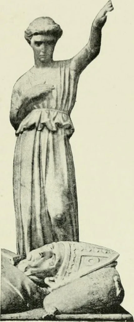 An illustration from Geschichte des florentinischen Grabmals von den ältesten Zeiten bis Michelangelo, 1904, leaf 142