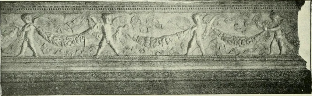An illustration from Geschichte des florentinischen Grabmals von den ältesten Zeiten bis Michelangelo, 1904, leaf 147