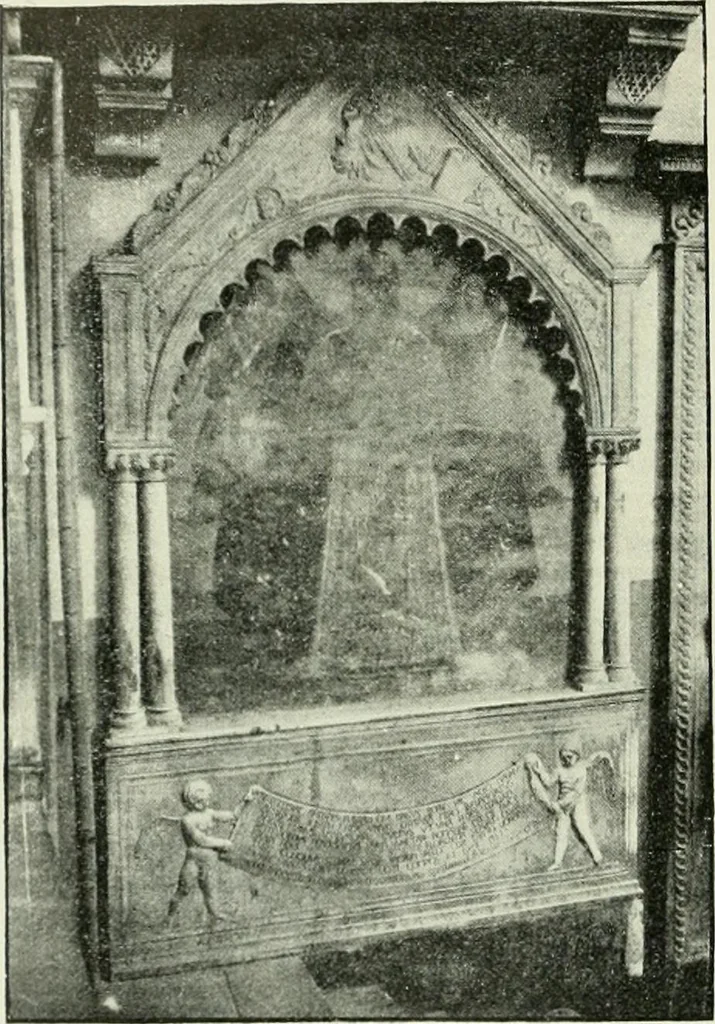 An illustration from Geschichte des florentinischen Grabmals von den ältesten Zeiten bis Michelangelo, 1904, leaf 161