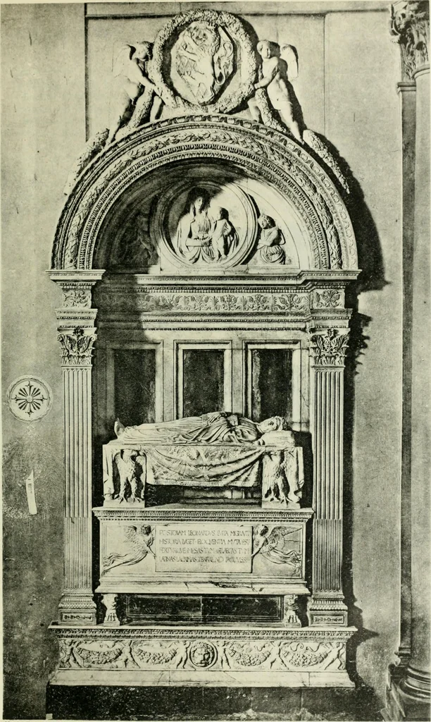 An illustration from Geschichte des florentinischen Grabmals von den ältesten Zeiten bis Michelangelo, 1904, leaf 164