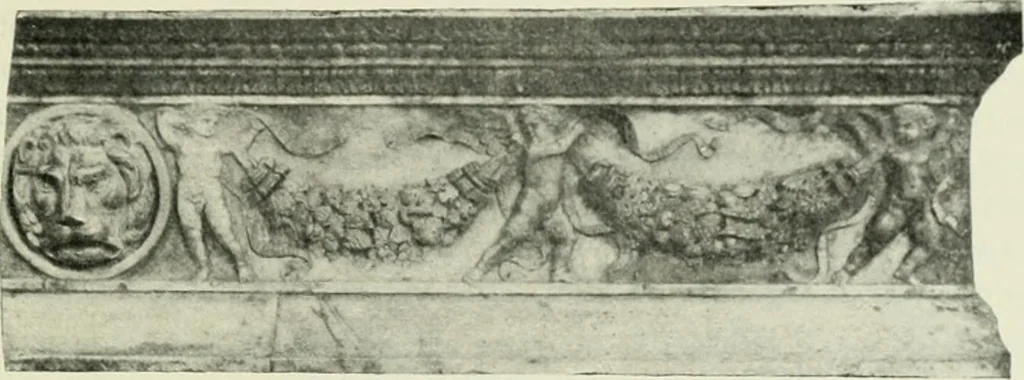 An illustration from Geschichte des florentinischen Grabmals von den ältesten Zeiten bis Michelangelo, 1904, leaf 166