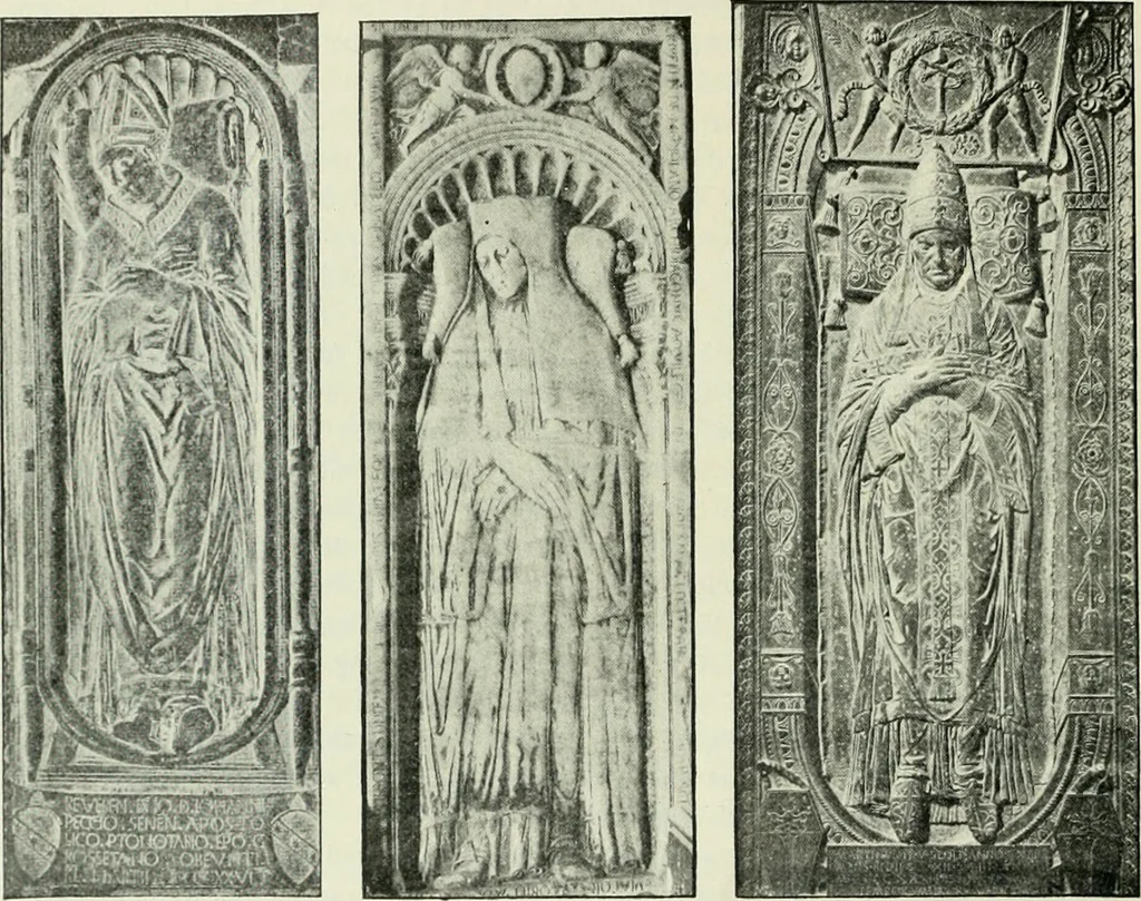 An illustration from Geschichte des florentinischen Grabmals von den ältesten Zeiten bis Michelangelo, 1904, leaf 169