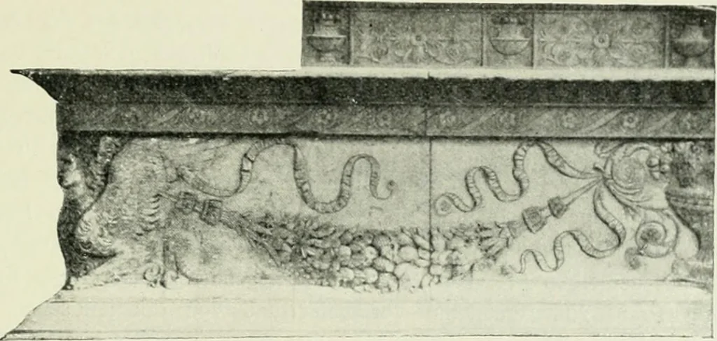 An illustration from Geschichte des florentinischen Grabmals von den ältesten Zeiten bis Michelangelo, 1904, leaf 172
