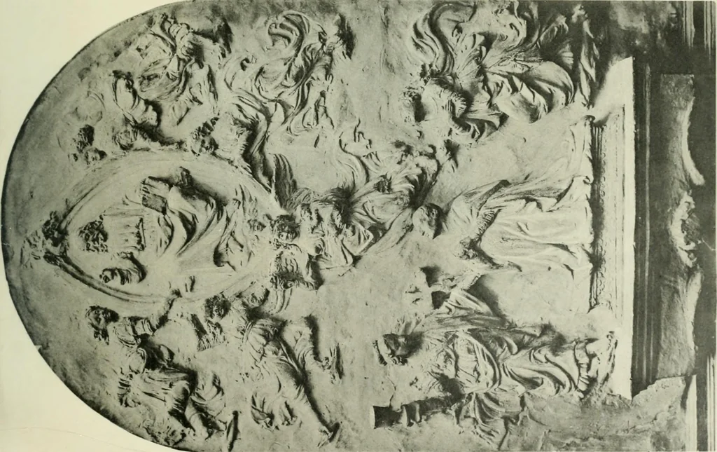 An illustration from Geschichte des florentinischen Grabmals von den ältesten Zeiten bis Michelangelo, 1904, leaf 208