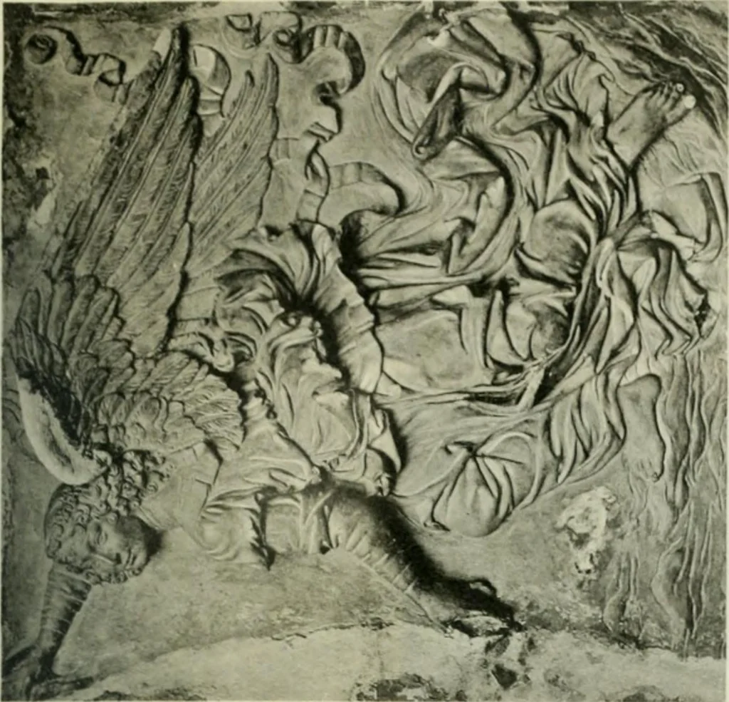 An illustration from Geschichte des florentinischen Grabmals von den ältesten Zeiten bis Michelangelo, 1904, leaf 208