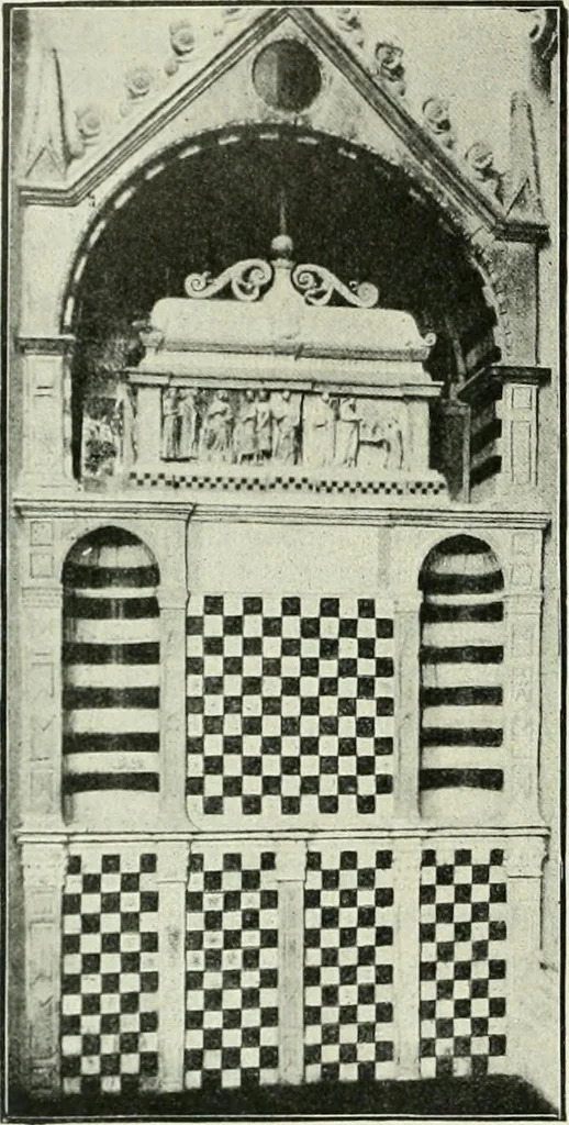 An illustration from Geschichte des florentinischen Grabmals von den ältesten Zeiten bis Michelangelo, 1904, leaf 219