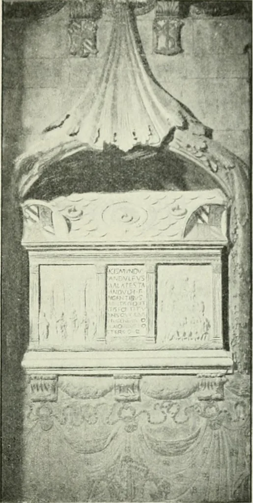 An illustration from Geschichte des florentinischen Grabmals von den ältesten Zeiten bis Michelangelo, 1904, leaf 224