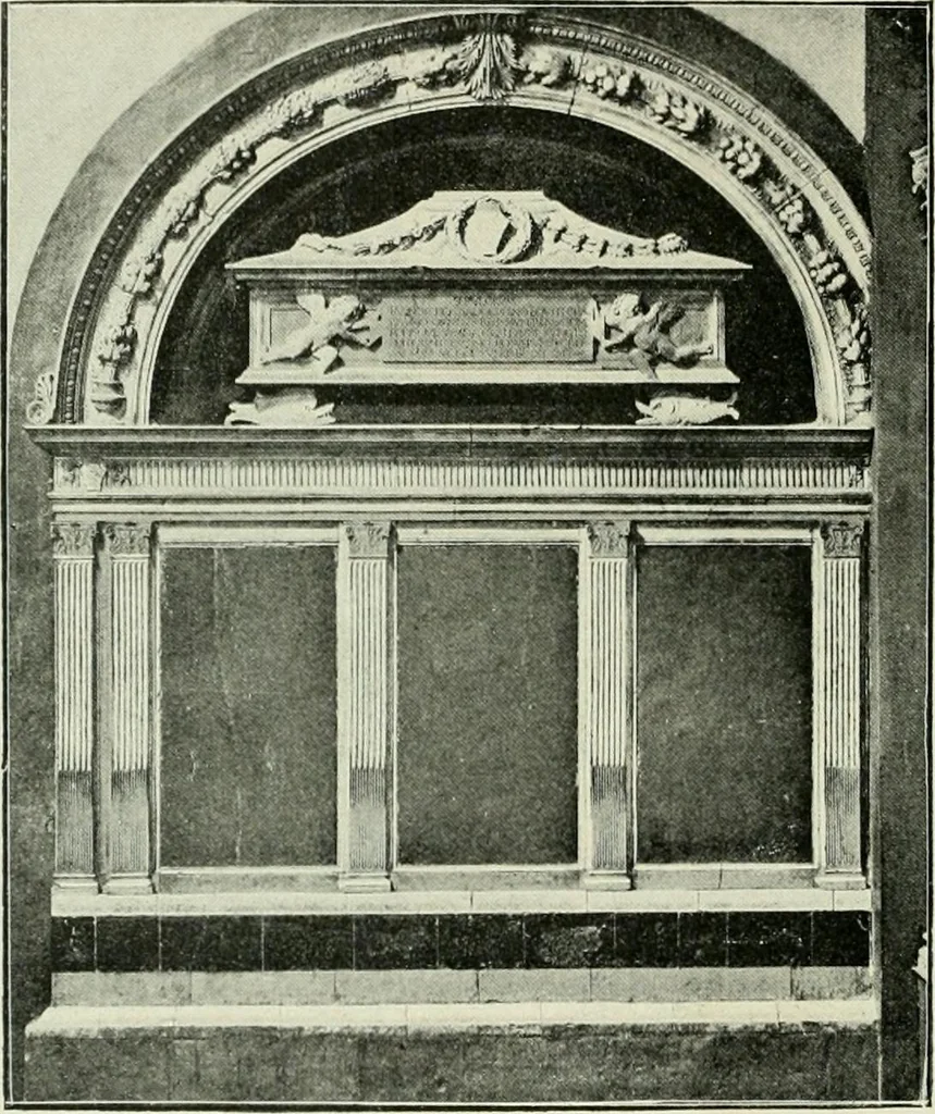 An illustration from Geschichte des florentinischen Grabmals von den ältesten Zeiten bis Michelangelo, 1904, leaf 227