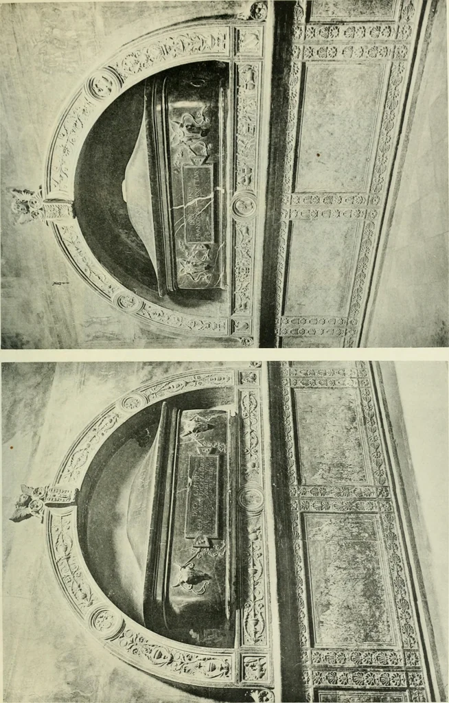 An illustration from Geschichte des florentinischen Grabmals von den ältesten Zeiten bis Michelangelo, 1904, leaf 238