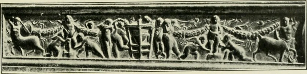 An illustration from Geschichte des florentinischen Grabmals von den ältesten Zeiten bis Michelangelo, 1904, leaf 240