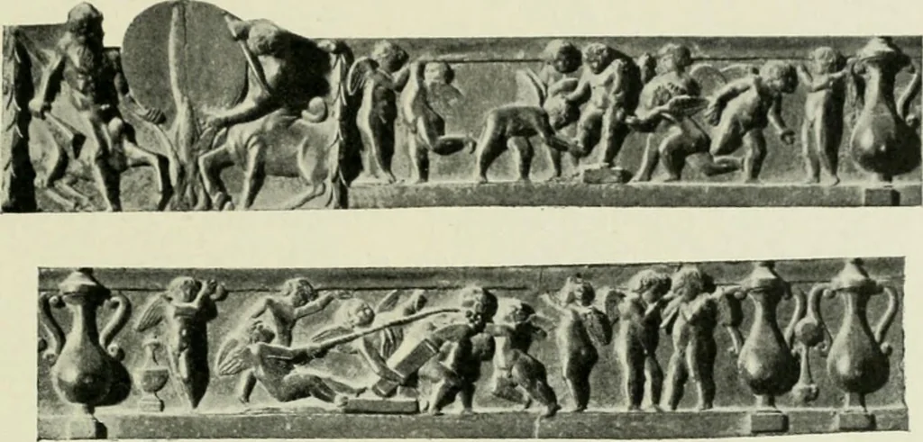 An illustration from Geschichte des florentinischen Grabmals von den ältesten Zeiten bis Michelangelo, 1904, leaf 240