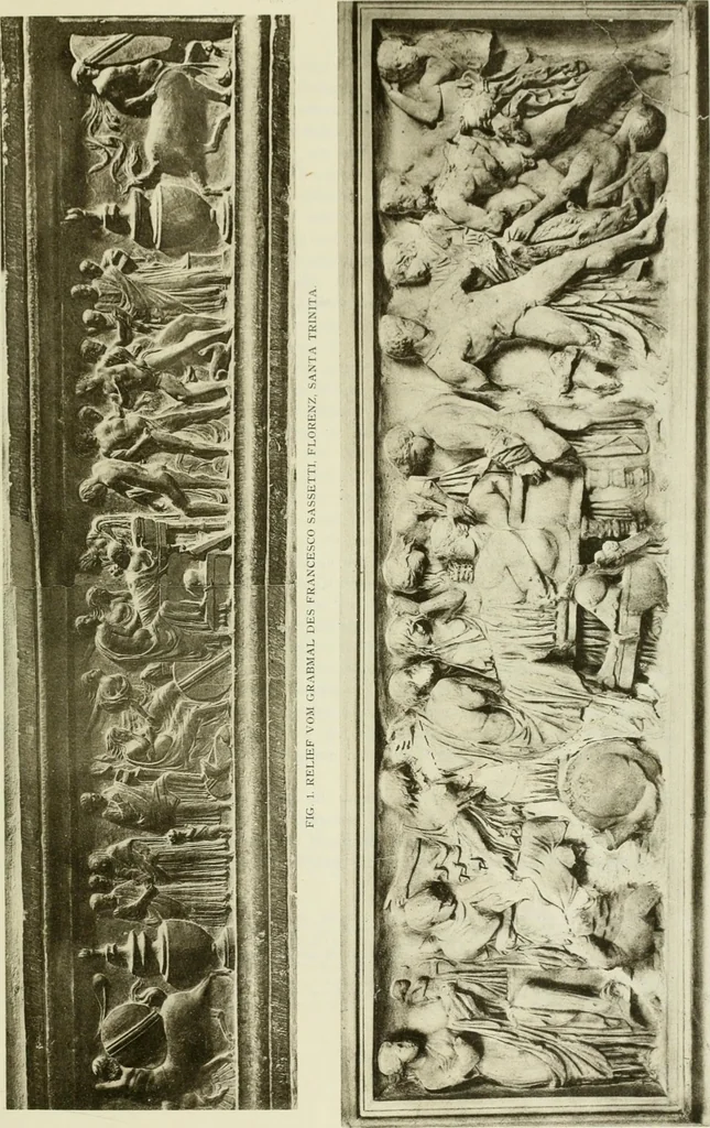 An illustration from Geschichte des florentinischen Grabmals von den ältesten Zeiten bis Michelangelo, 1904, leaf 242