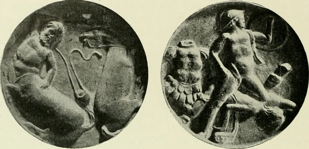 An illustration from Geschichte des florentinischen Grabmals von den ältesten Zeiten bis Michelangelo, 1904, leaf 245