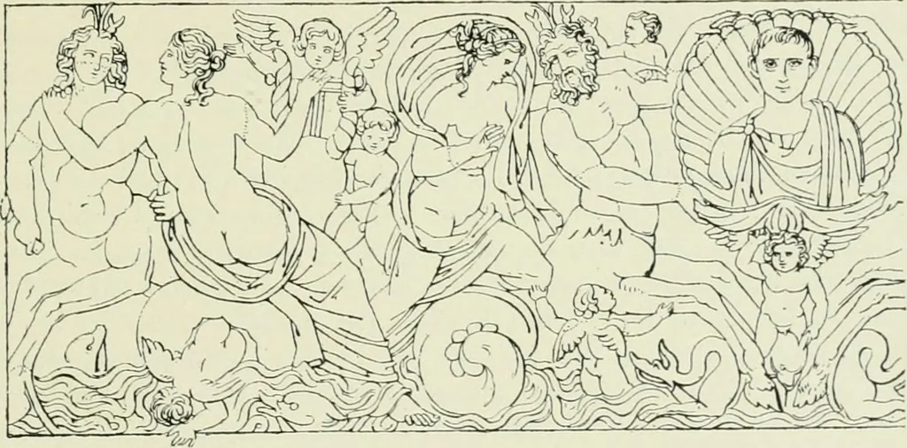 An illustration from Geschichte des florentinischen Grabmals von den ältesten Zeiten bis Michelangelo, 1904, leaf 246