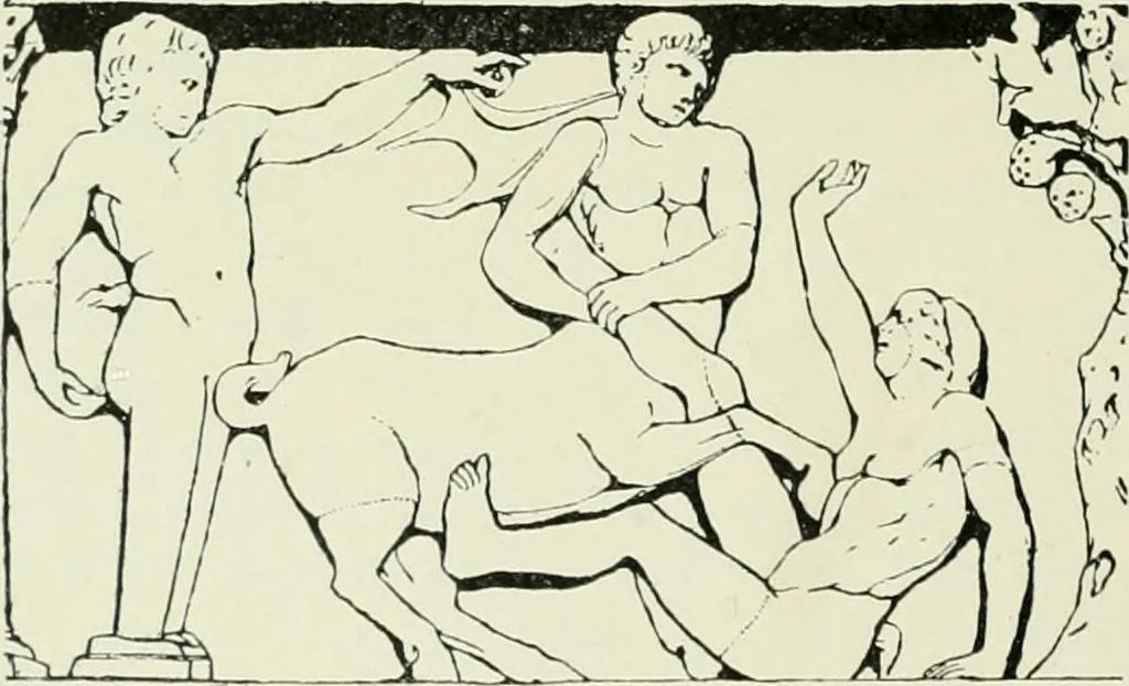 An illustration from Geschichte des florentinischen Grabmals von den ältesten Zeiten bis Michelangelo, 1904, leaf 249