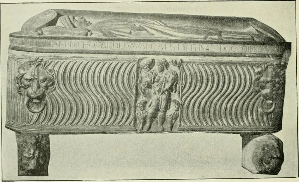 An illustration from Geschichte des florentinischen Grabmals von den ältesten Zeiten bis Michelangelo, 1904, leaf 251