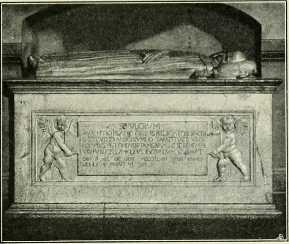 An illustration from Geschichte des florentinischen Grabmals von den ältesten Zeiten bis Michelangelo, 1904, leaf 256