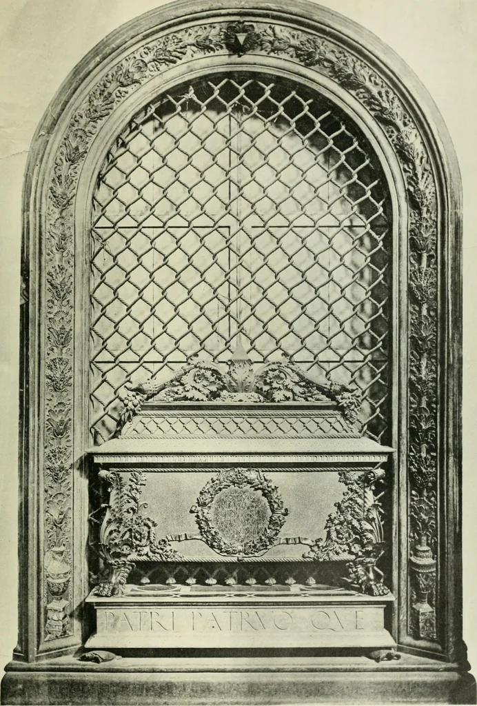 An illustration from Geschichte des florentinischen Grabmals von den ältesten Zeiten bis Michelangelo, 1904, leaf 260