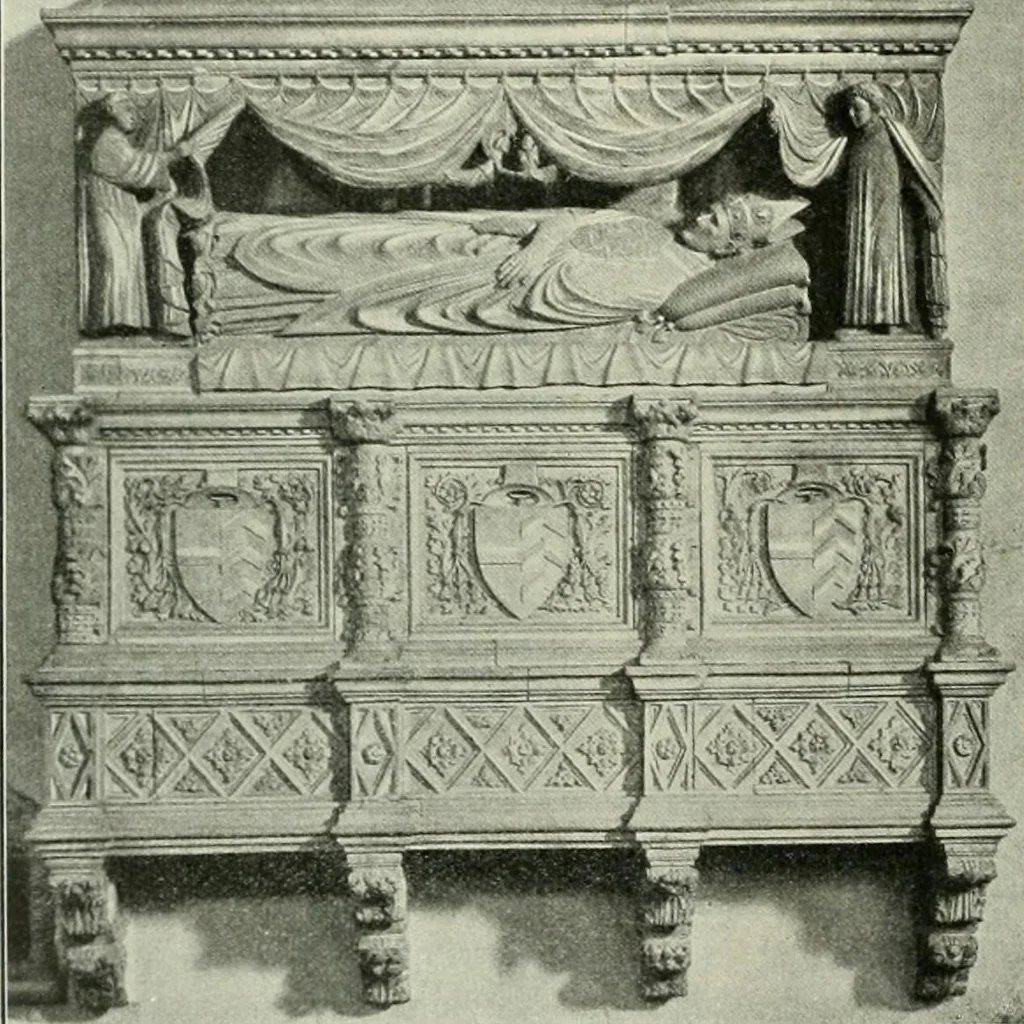 An illustration from Geschichte des florentinischen Grabmals von den ältesten Zeiten bis Michelangelo, 1904, leaf 283