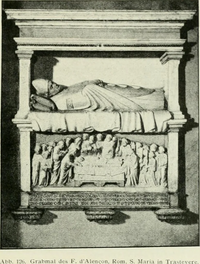 An illustration from Geschichte des florentinischen Grabmals von den ältesten Zeiten bis Michelangelo, 1904, leaf 284