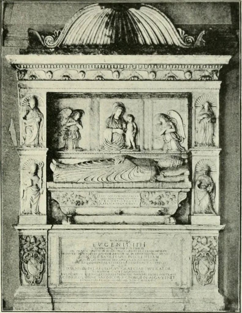 An illustration from Geschichte des florentinischen Grabmals von den ältesten Zeiten bis Michelangelo, 1904, leaf 286